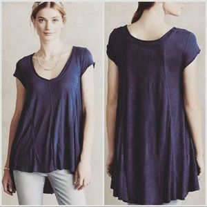 Pure + Good Anthropologie Del Mar navy tunic Small